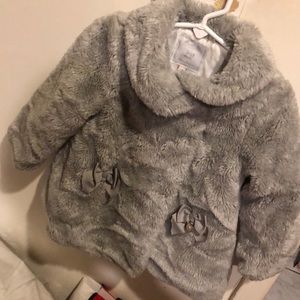 Mayoral baby faux fur jacket 24m